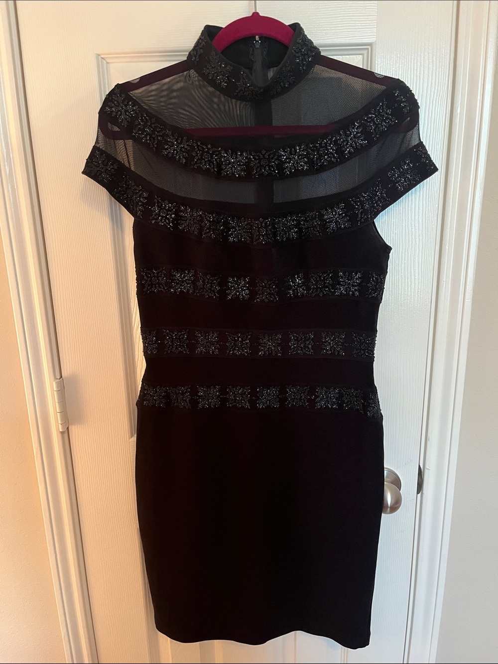 Tadashi Bodycon Y2K Sparkle Dress